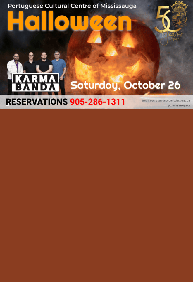 Halloween Party at PCCM on October 26 with music by Karma Banda.